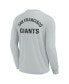 Фото #4 товара Men's and Women's Gray San Francisco Giants Super Soft Long Sleeve T-shirt