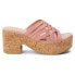 Фото #1 товара BEACH by Matisse Daydream Platform Block Heels Womens Pink Casual Sandals DAYDR