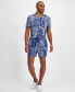 Фото #3 товара Men's Tropical Bandana 5" Shorts, Created for Macy's