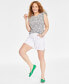 ფოტო #1 პროდუქტის Women's Flutter-Sleeve Crewneck T-Shirt, Created for Macy's