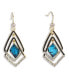 ფოტო #1 პროდუქტის Women's Rhombus Drop Earrings