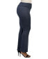 ფოტო #2 პროდუქტის Plus Size Bell Bottom Foldover Waist Pants