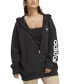 Фото #1 товара Plus Size Cotton French Terry Logo Hoodie