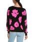 Фото #2 товара Brodie Cashmere Funky Floral Cashmere Sweater Women's