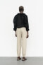 Jogger trousers with cuffed hems