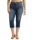 Фото #1 товара Plus Size Avery High-Rise Curvy-Fit Capri Jeans