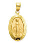 ფოტო #1 პროდუქტის 14k Gold Charm, Miraculous Medal Charm