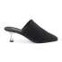 Фото #1 товара Matisse Bette Square Toe Kitten Heels Mules Womens Black Dress Casual BETTE-001