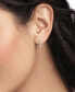 Polished Extra Small C-Hoop Earrings in Sterling Silver, 1/2", Created for Macy's