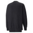 Puma Luxe Sport Oversized V Neck Sweatshirt Mens Black 53801901