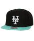 Фото #1 товара Men's Black, Orange New York Mets Hometown Snapback Hat