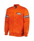 ფოტო #3 პროდუქტის Men's Orange Denver Broncos The Pick and Roll Full-Snap Jacket