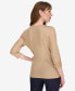 Women's Long-Sleeve Faux-Wrap Top Chmpgne Gl, XS - фото #2