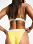 Фото #2 товара Tommy Jeans archive high rise bikini bottom in yellow