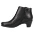 Фото #3 товара Easy Spirit Camira Round Toe Zippered Chelsea Booties Womens Black Casual Boots