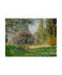 Фото #1 товара Claude O. Monet Landscape the Parc Monceau Canvas Art - 15" x 20"