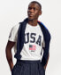 Фото #5 товара Men's Team USA Custom Slim-Fit Graphic T-Shirt