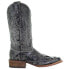 Фото #1 товара Corral Boots Distressed Embroidery Square Toe Cowboy Womens Black, Grey Casual