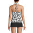 Women's Chlorine Resistant Square Neck Halter Tankini Swimsuit Top