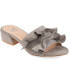 ფოტო #1 პროდუქტის Women's Sabica Ruffle Slip On Dress Sandals