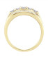 ფოტო #3 პროდუქტის Men's Diamond Cluster Ring (1 ct. t.w.) in 10k Gold