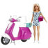 BARBIE Pink Motorcycle With Doll