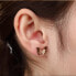 Steel Metal butterfly earrings Butterfly KES-048-SIL