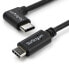 Фото #2 товара StarTech.com Right-Angle USB-C Cable - M/M - 1 m (3 ft.) - USB 2.0 - 1 m - USB C - USB C - USB 2.0 - 480 Mbit/s - Black
