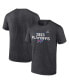 Фото #1 товара Men's Heather Charcoal Buffalo Bills 2023 NFL Playoffs T-shirt