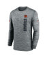 Фото #2 товара Men's Gray Cincinnati Bengals 2024 Sideline Velocity Performance Long Sleeve T-Shirt