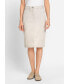 ფოტო #3 პროდუქტის Women's Stretch Twill Skirt