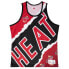 Фото #1 товара Mitchell & Ness Jumbotron 2.0 Sublimated Crew Neck Tank Top Mens Black Casual A