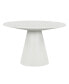 Retro Round Dining Table Minimalist Elegant Table For Living Room, Dining Room