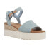 Фото #2 товара TOMS Diana Platform Espadrille Wedge Womens Blue Casual Sandals 10020750T-450