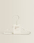 Pack of rubberised baby hangers (pack of 6)