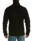 Loft 604 Cable Wool Shawl Collar Cardigan Men's Black S