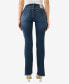 ფოტო #2 პროდუქტის Women's Slim Denim Cargo Pant