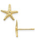 Фото #1 товара Starfish Stud Earrings in 14k Gold