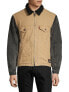 Фото #1 товара Levi's x Justin Timberlake Men's Canvas Sherpa Trucker Jacket