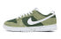 Фото #1 товара 【定制球鞋】 Nike Dunk Low ESS 烟雨森林 泼墨 清新 小众休闲 低帮 板鞋 女款 白绿 / Кроссовки Nike Dunk Low DJ9955-100