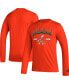 Фото #2 товара Men's Orange Miami Hurricanes Mighty Mascot Pregame Long Sleeve T-shirt