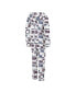 Фото #2 товара Women's Cream New York Giants Docket Hoodie Full-Zip Union Suit