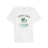 Фото #1 товара Puma Graphic Crew Neck Short Sleeve T-Shirt Mens White Casual Tops 62274502