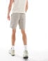 River Island laundered chino short in light stone