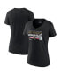 Women's Black Vegas Golden Knights 2023 Stanley Cup Champions Hometown DNA V-Neck T-shirt