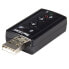 Фото #1 товара StarTech.com Virtual 7.1 USB Stereo Audio Adapter External Sound Card - 7.1 channels - USB