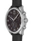 ფოტო #6 პროდუქტის Men's Swiss Chronograph Chrono XL Classic T-Sport Black Leather Strap Watch 45mm
