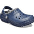 CROCS Classic Lined Clogs Navy / Charcoal, EU 32-33 - фото #1