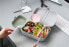 Koziol Zestaw 3 lunchboxów ze sztućcami Pascal ready organic grey 3168670