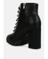 Фото #6 товара Women's Hamilton's lace up block heel boots